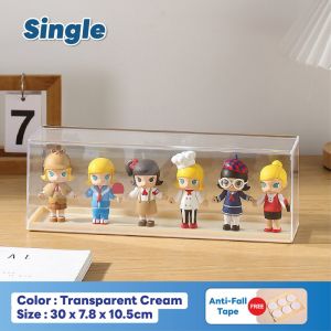 [SG STOCK] Display Cabinet Transparent Box Stackable Box Popmart Blind Storage Dustproof Acrylic Figurines Box