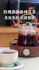 Hibiscus mulberry and rose flower tea goddess triple flower tea combination health tea for girls who stay up late and work overtime
