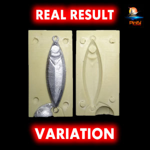 Molding Cetakan Metal Jig Custom Handmade Pinisi PSTD LEAF23 Variasi