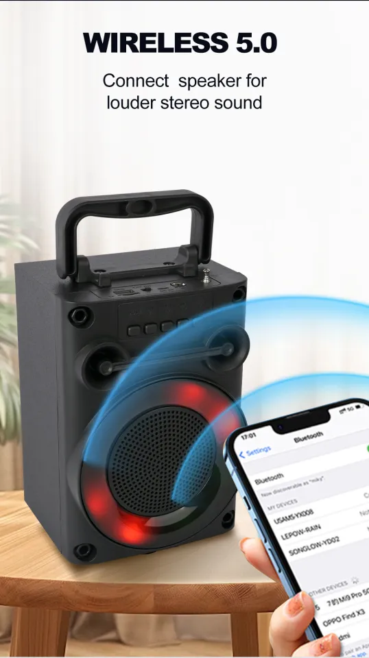 PRO MAX BASS】Speaker Bluetooth Karaoke Polytron Super Bass Inci