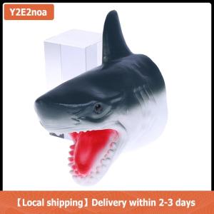 【Local shipping】 Găng tay cá mập tay con rối Đồ chơi găng tay cá mập cao su mềm đồ chơi tương tác