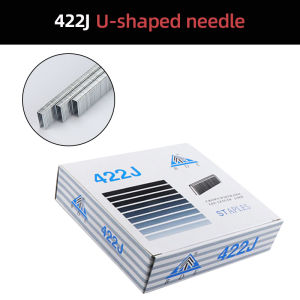 HIFESON 3700PCS/Lot/Box U-shaped Nails Set 406 410 413 416 422 Electric Nailer Straight Stainless Steel Nails Staples Pneumatic Nailer Manual Nailer Accessories Furniture Upholstery Manual Staple G-u-n Household Hand Tool