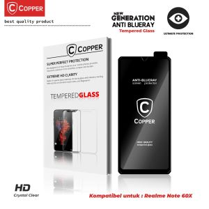 COPPER TG BLUERAY HD for REALME NOTE 60X  – Tempered Glass Anti Gores Layar Full Screen Premium Anti Blueray Clear #TGBHDCM