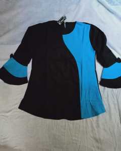 NADYA FASHION ATASAN WANITA LENGAN PANJANG BAHAN KATUN