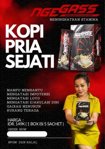Kopi NGEGASS 6 box isi 30 sachet Ori BPOM Halal HACCP GMP ISO