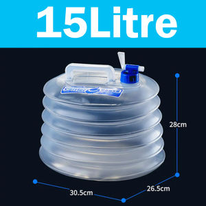 AKIRO HOME 5L/10L/15L Outdoor Camping Bottle Collapsible Foldable Water Container BPA-Free Water Tank Bekas Air 折叠水桶