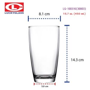 9.1oz/12.oz/15.7oz Classic Curve Tumbler/Beverage Glass/Highball Glass