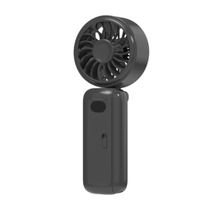 ESH63 Silent Fan Folding Fan With Clip Silent Operation USB Rechargeable Fan Personal Fan 3 Speeds Adjustable Portable Handheld Fan For Umbrella