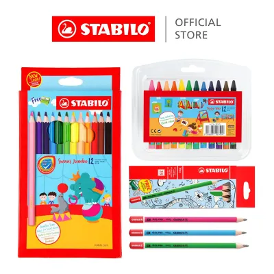 STABILO Jumbo Art Craft Bundle Writing & Drawing Gift Set for Children Day Gift Stationery Gift Set