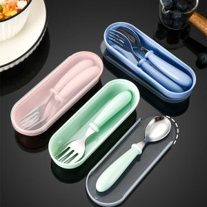 Portable Tableware Set: Spoon & Fork Kit with Shell