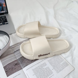 LH.Bigsize ใหม่ล่าสุด✨รองเท้าแตะแฟชั่นสีพื้นสกรีนลายอักษรนูนด้านข้างเรียบๆดูดี ใส่ได้ทุกวัน วันสบายๆ🌻