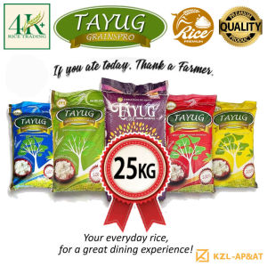 KZLA Tayug Ube Fragrant Jasmine Rice Tayug Cherry Red Sinandomeng Rice Tayug Blue Well-Milled Rice Tayug Green Good Ramble Rice Tayug Yellow Dinurado Rice 1kg 2kg 3kg 4kg 5kg 25kg