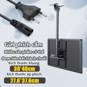 Bảng menu LED treo trần/tường bảng đèn gọi món trang trí quán cà phê/nhà hàng khung nhôm có thể điều chỉnh góc và ch