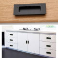 Tarikan Handle Laci Gagang Tanam Pintu Lemari Minimalis Kotak Recessed Tersembunyi Handle Pintu Sliding. 