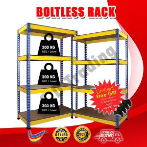HEAVY DUTY Boltless Rack Home  Store & Warehouse Rack / Rak Besi Serbaguna  Rak Store  Rak Dapur Rak Buku