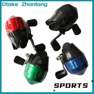 Dtake รอกตกปลาม้วนออกรอกสปินคาสต์แบบปิดรอบรอกสปูลรอกหมุนวงล้อรัดข้อมือด้านใน