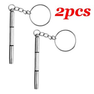 แว่นสายตาสแตนเลสแบบ3 In 1แว่นตาไขควงเเว่นตาคอมพิวเตอร์อุปกรณ์ซ่อมพวงกุญแจนาฬิกาไขควง