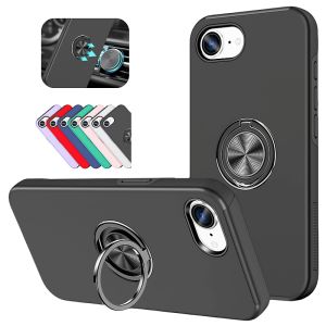 Armor Funda For iPhone 16e Phone Case Magnetic Car Ring Holder Phone Cover For iPhone 16 e iPhone16e 2025 SE4 Shockproof Coque