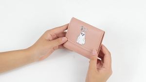 Original Short Womens Wallet Student Leather Clip Multi-Functional Card Holder Coin Purse 70% off Ultra-Thin Smooth Wallet [ Free Shipping ]