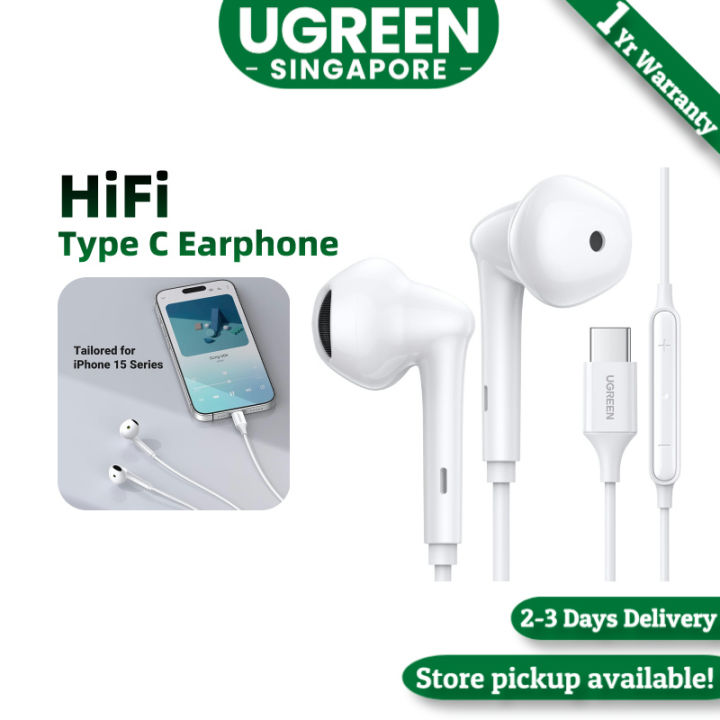 UGREEN HiTune USB C Headphones Wired Earphones Type C Headphones with
