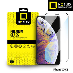 Noblex Anti Gores Tempered Glass 5D for iPhone X XS Full Cover Screen AntiGores Premium