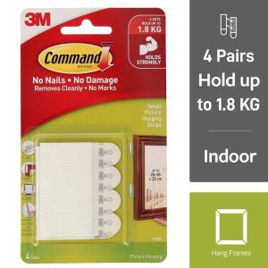3M Velcro Hanging Strips Photo Poster Painting Wall Tape Hanger Adhesive Tape