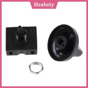 Heabety Bộ chọn quạt 3 tốc độ 4 vị trí bộ điều chỉnh công tắc xoay kèm núm 13amp 120V-250V