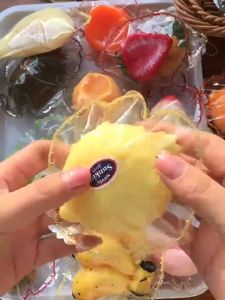 Fruit Squishy Toy Soft Squeeze Fast Recovery Stress Relief Sensory Fidget Desk Toy Kids