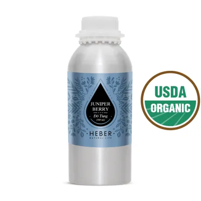 (Chai Lớn 500ml/1000ml) Tinh Dầu Đỗ Tùng Juniper Berry Essential Oil Heber Natural Life 100% Thiên Nhiên Nguyên Chất Cao Cấp Xông Thơm Phòng