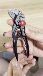 4 Inch Multifunctional Water Pump Pliers Portable Thickened Quick AdjustablePliers with Screwdriver Tip Nut Removal2026