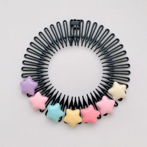 ZIPMOH Mùa Xuân Phụ kiện Giữ tóc vô hình hoạt hình Răng Tròn Lược tạo kiểu tóc Thời trang Lược cố định Lược chải răng cố định Trẻ em