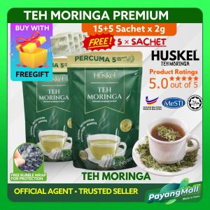 Teh Moringa Oleifera Tea Untuk Stabilkan Gula Diabetes Detox Toksin & Ibu Berpantang HUSKEL 20 Uncang | PAYANG MALL