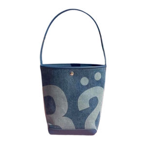 【จัดส่ง 24 ชม】กระเป๋าผ้าแคนวาสทรงถังแฟชั่นไทย ผ้าทอคุณภาพสูง กระเป๋าสะพายไหล่ความจุขนาดใหญ่