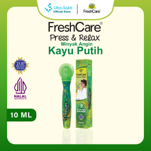FreshCare Press & Relax Kayu Putih 10ml - Menghangatkan Tubuh