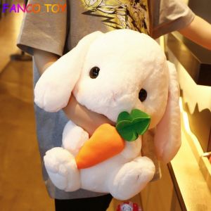 【Ready stock】Long Ears Rabbit Doll Plush Toy Cute Rabbit Doll Pillow Sleeping Companion Doll Birthday Gift for Girls
