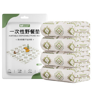 เสื่อปิคนิค ผ้าปูปิคนิค เสื่อปูพื้น ใช้แล้วทิ้ง ทนต่อการสึกหรอ กันน้ำ กันคราบ เหมาะสำหรับครอบครัวปิกนิกตั้งแคม