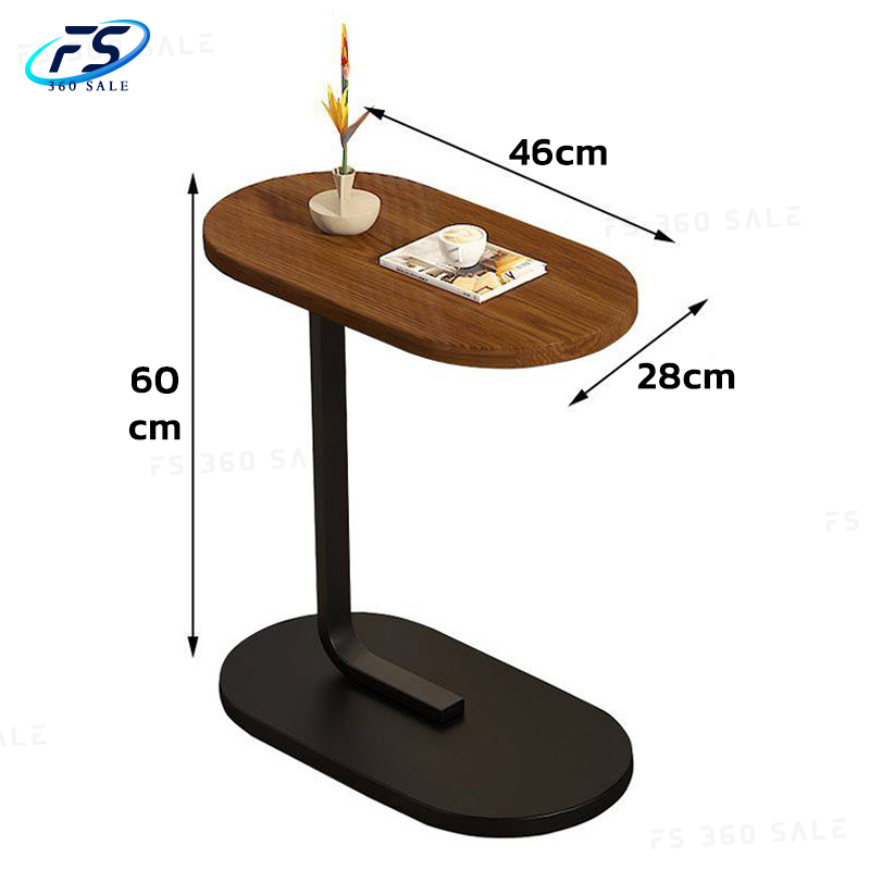โต๊ะข้างเตียง 360 offical C01 โต๊ะข้างโซฟา สไตล์โมเดิร์น  ขนาดเล็กอเนกประสงค์ เคลื่อนย้ายได้