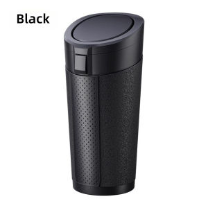 Portable Car Trash Can Cup Holder Dual-open Leakproof Car Interior Garbage Storage Bin Odor Sealing