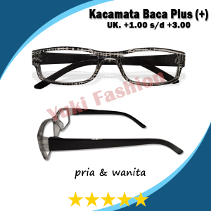 BAYAR COD - Kacamata Baca Lensa Plus (+) Bingkai Corak Gagang Hitam Model Terbaru ( U.k +100 s.d +3.00 ) Kacamata Baca Untuk Baca Jarak Dekat Pria Wanita Dewasa Rabun Dekat Reading Glasses Murah Korean Design