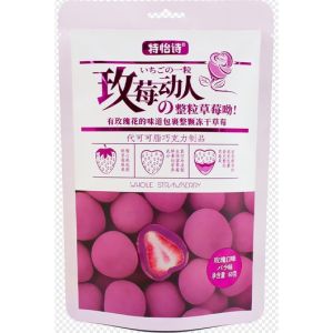 Gói kẹo socola/ matcha/ sữa/ hoa hồng bọc dâu tây sấy lạnh