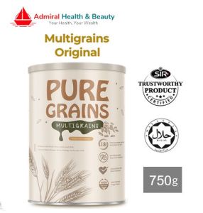 PureGrains Multigrains Original 750g with Inulin DHA 18 Grains Natural Stevia Halal