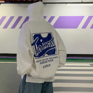 Phố Cao Kiểu Mỹ hiphop Áo Hoodie Nam Mùa Xuân ins Áo Khoác Liền Mũ Rộng Rãi Cho Cặp Đôi Thương Hiệu Thời Trang oversize Phong Cách Hồng Kông