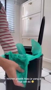 Toilet Dustbin with Cover 6L/10L Soft Closing Lid Stainless Steel 厕所垃圾桶 Tong Sampah Tandas