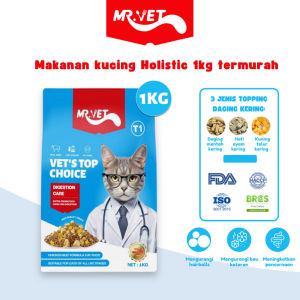 Dry Cat Food Mr VET 1 Kg - Makanan Kucing Kering Premium Mr.Vet 1kg