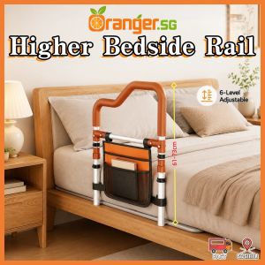 Higher Bedside Rail Anti Fall Bedside Safety Handle With Storage Bag For Elderly