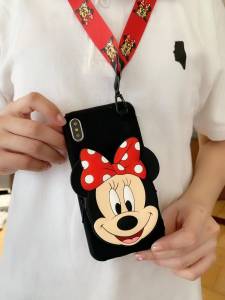 Mickeymouse Minimouse Wallet Cartoon Silicon case Huawei Y7 Y9 Y9 prime Y9S Realme 5 5i Realme 6i C3 C12 C15 C25 Vivo Y11S Y12A Y12S Y20 Y20i Y15A Y15S Y91 Y93 Y95 Y91C Y11 Y12 Y15 Y17 S1 Oppo A15 A15S A35 A5 A9 2020 A3S A12e A5S A12 A7 F9 F11 F11pro