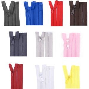 10Pieces Open-Ended Zips Fasteners for Sewing Craft 27.5Inch/70cm Nylon Zippers for Bag Backpacks Clothing Accessories