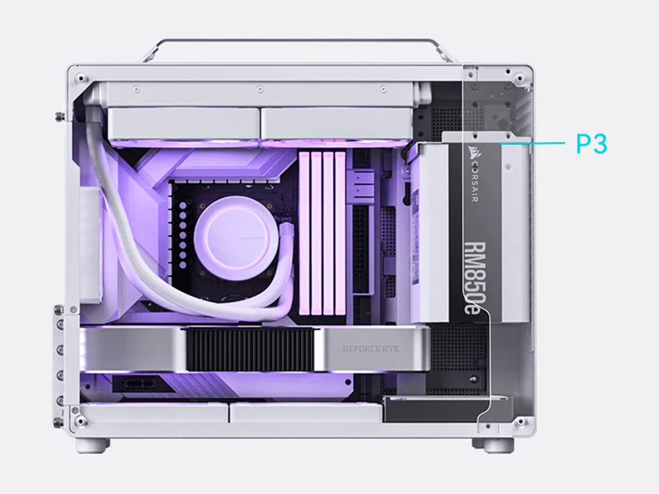 Jonsbo Z20 Portable Computer Case MATX Mini-ITX Chassis Support