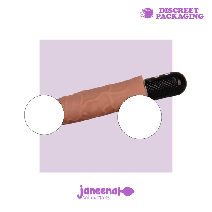 Janeena 10-speed High Definition Premium Skin Feeling Classy Dildo Vibrator  with Balls | Lazada PH