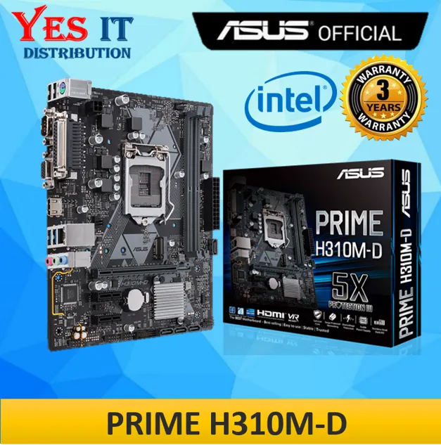 ASUS PRIME H110M-K / H110M-A / H310M / H310M-D/CSM R2.0 Intel LGA1151 Motherboard